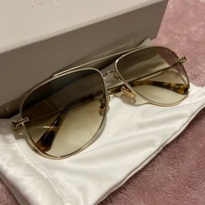 DEZI - Top Shelf - Gold Sunglasses/ G15 Gradient